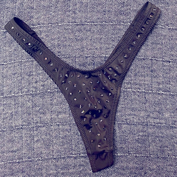 SKIMS Other - SKIMS Sparkle Jersey Mini Thong